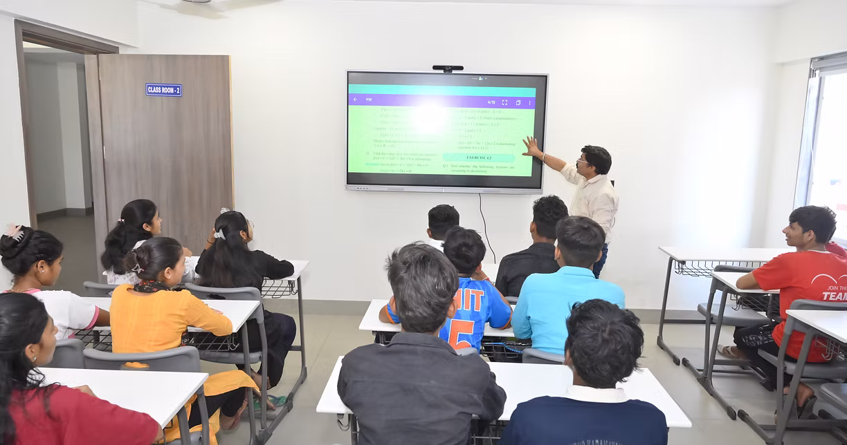 A classroom session at Vaibbhav Ashray