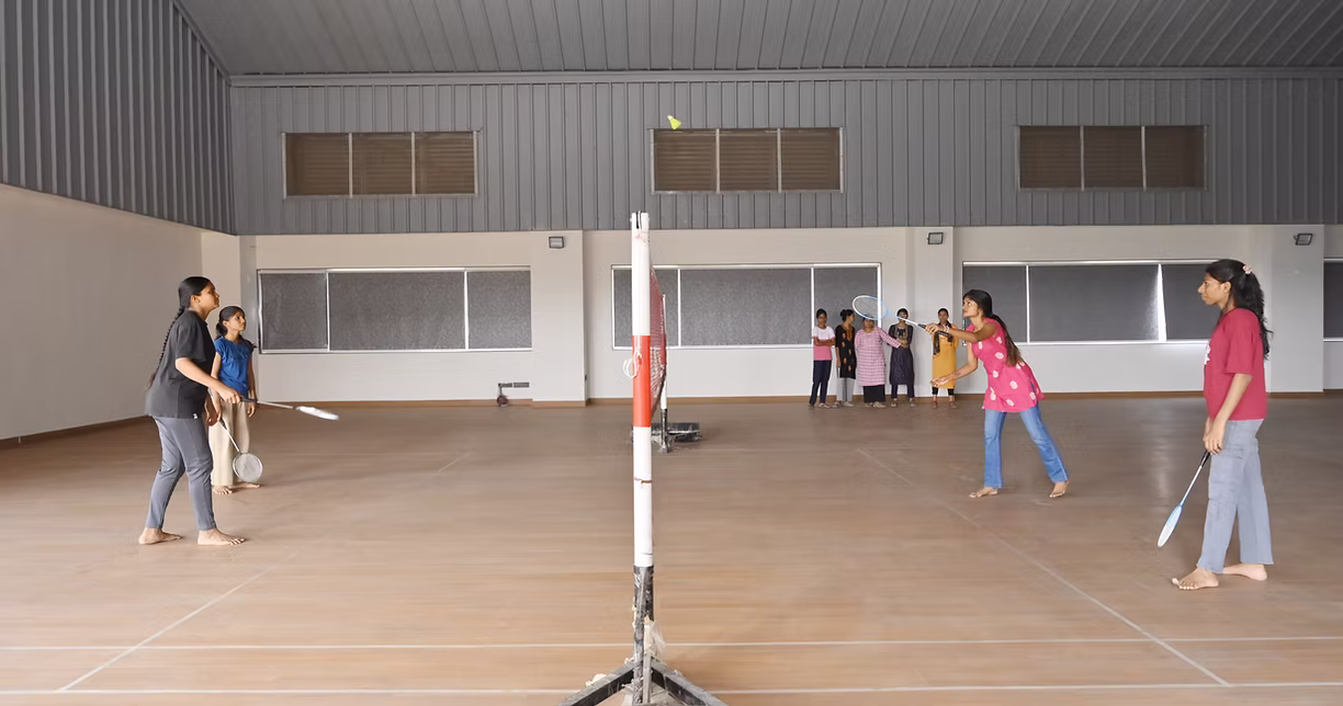 The indoor multi-purpose play area